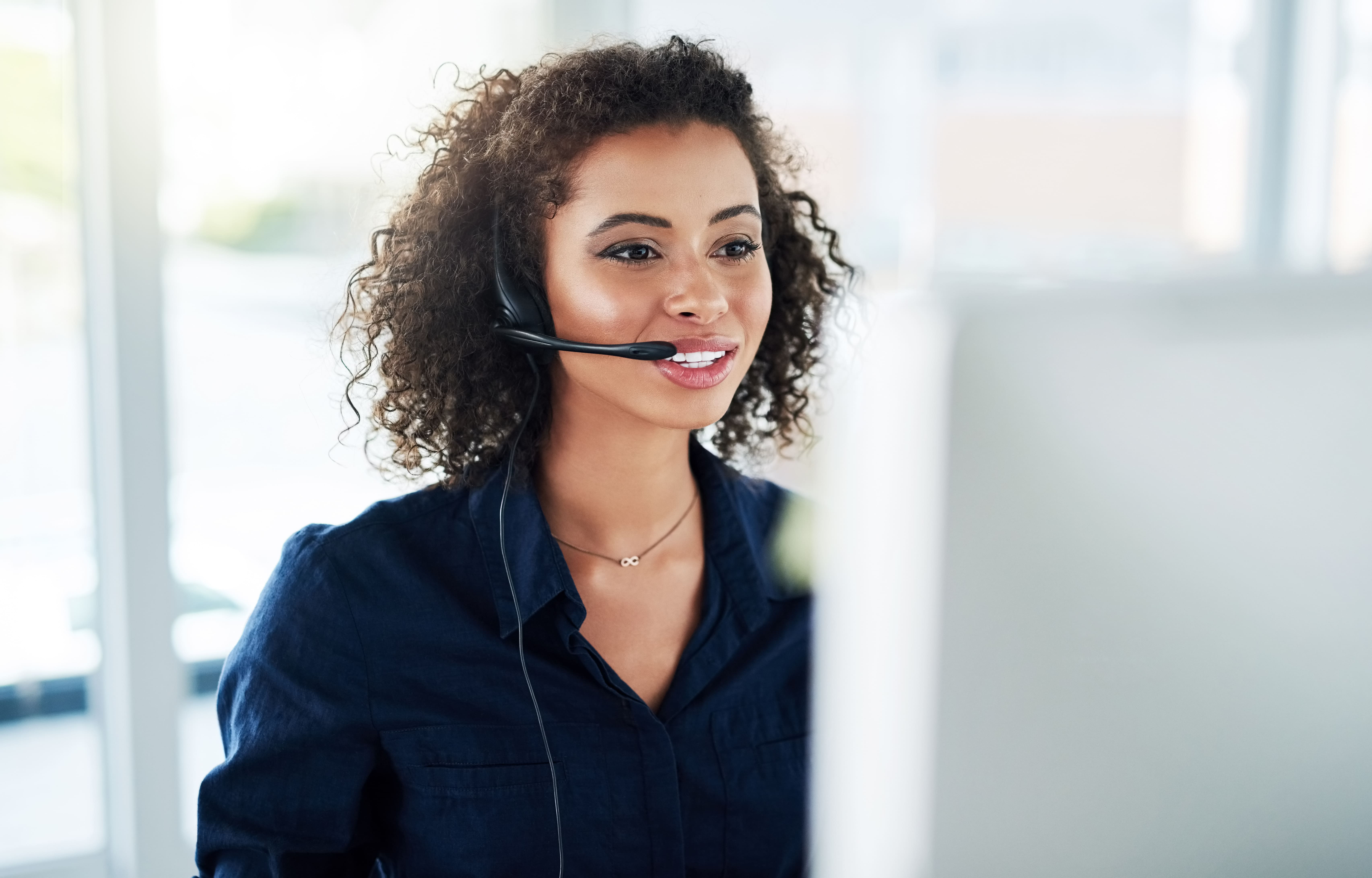 Customer Service Reps on Phone.